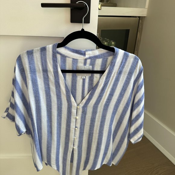 Rails Tops - NWOT Rails Thea Striped Tie Front Top Size Small